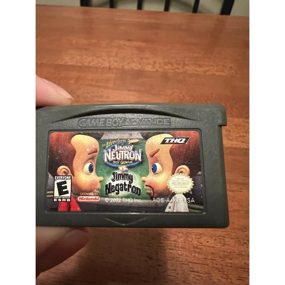 Jimmy Neutron vs. Jimmy Negatron Nintendo Game Boy‎ Advance Cartridge Tested